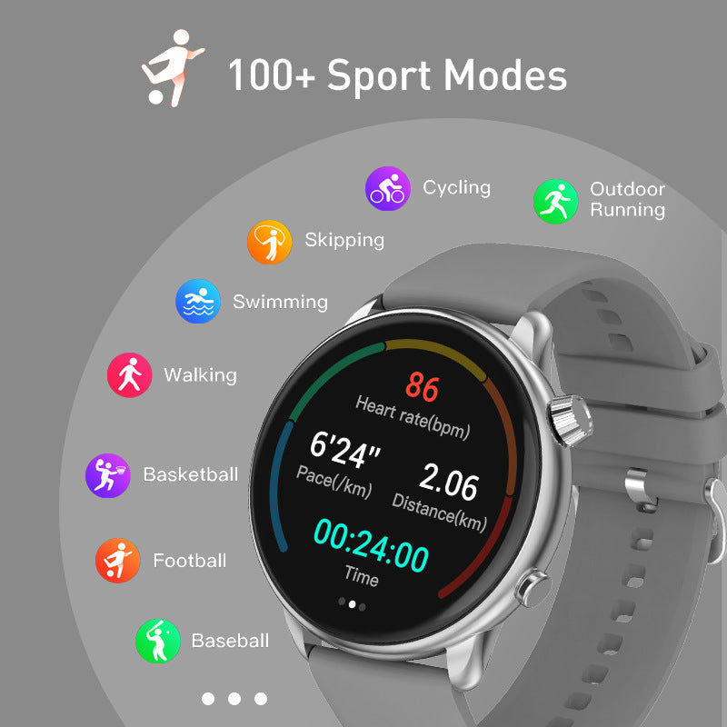 Smart Watch(Answer/Make Call) Amoled 1.43" Smartwatch for Men Women IP68 Waterproof, 100+ Sport Modes, Fitness Activity Tracker-2