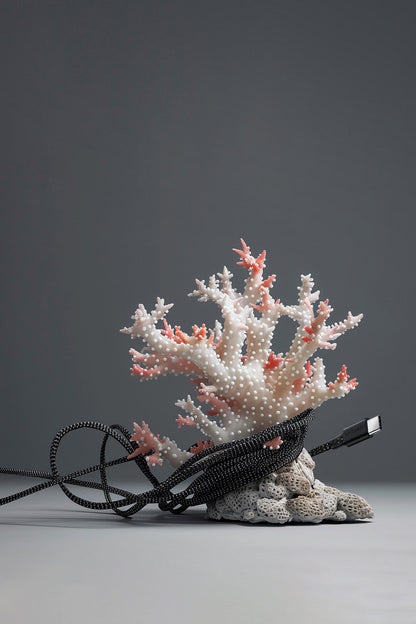 USB Sea Black · Type C · 100W · 2 meter · Made of recycled fishing nets-1